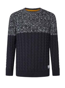 Pull Pepe Jeans Seth Bleu Marine pour Homme