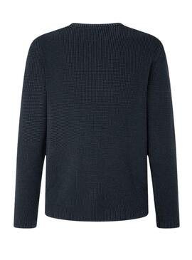 Pull Pepe Jeans Dean Crew Bleu Marine pour Homme