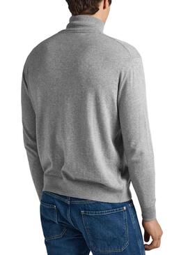 Pull Pepe Jeans Andre Tortue Gris pour Homme