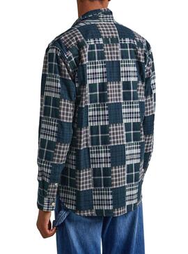 Chemise Pepe Jeans Clive Vert pour Homme