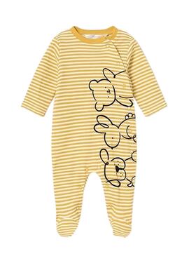 Set 2 Barboteuses Mayoral Ours Jaune pour Bébé