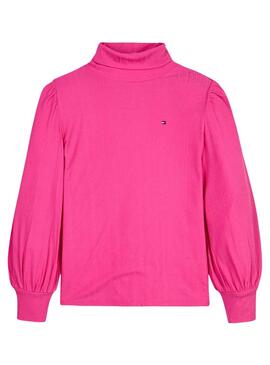 Blusa Tommy Hilfiger Irrégulier Rose pour Fille