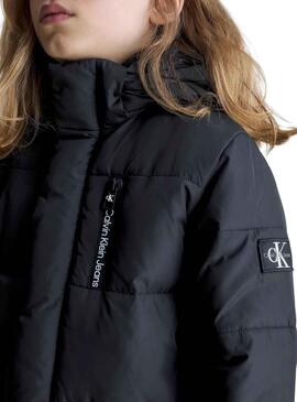 Veste Calvin Klein Essential Puffer Noire Garçon