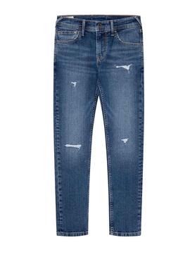 Pantalon Jeans Pepe Jeans Finly Bleu pour Garçon