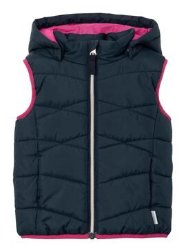 Gilet Name It Memphis Bleu Marine pour Fille