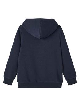 Sweat Name It Sweat Leco Bleu Marine pour Garçon