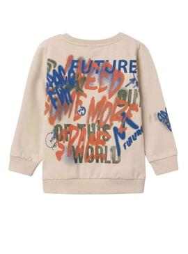 Sweat Name It Nicki Beige pour Garçon