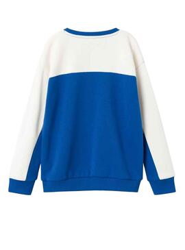 Sweat Name It Lennart Couleur Bloc Bleu Garçon