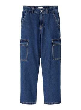 Pantalon Name It Rose Wide Cargo pour Fille