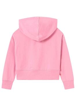 Sweat Mayoral Capuche Rose pour Fille