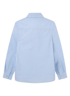 Chemise Pepe Jeans Oxford Divoll Bleu pour Garçon