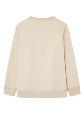 Sweat Pepe Jeans Beige Nils pour Garçon