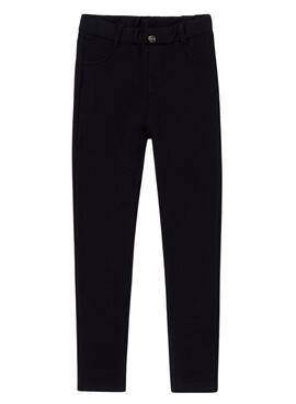 Pantalon Mayoral Felpa Noire pour Fille