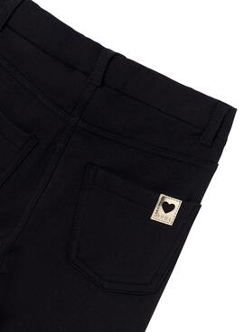 Pantalon Mayoral Felpa Noire pour Fille