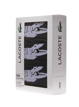 Pack 3 Slip Lacoste Boxers Noire Homme