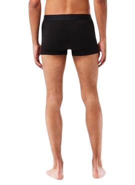 Pack 3 Slip Lacoste Boxers Noire Homme