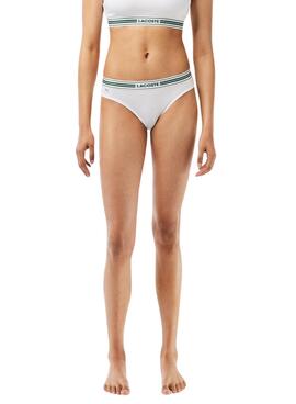 Braguita Lacoste Heritage Culotte Blanc Femme