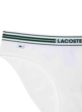 Braguita Lacoste Heritage Culotte Blanc Femme