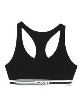 Brassière Lacoste Heritage Noire pour Femme