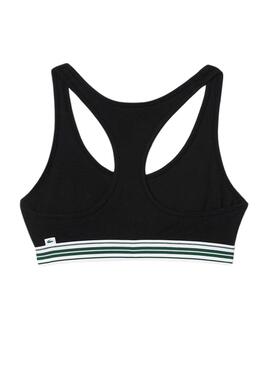 Brassière Lacoste Heritage Noire pour Femme