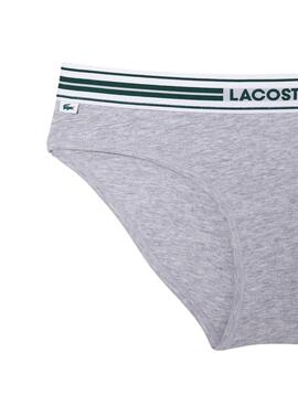 Braguita Lacoste Heritage Gris pour Femme