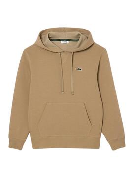 Sweat Lacoste Lion Beige pour Femme