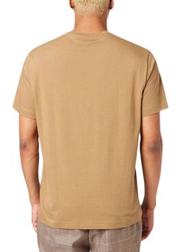 T-shirt Lacoste Logo Tee Brown Homme Femme