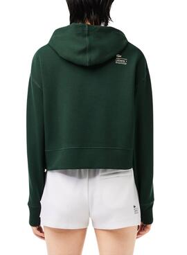 Sweat Lacoste Jogger Vert pour Femme