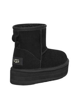 Bootss UGG Classic Mini Platform Noire pour Fille