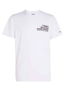T-Shirt Tommy Jeans Entry Concert Blanc Homme