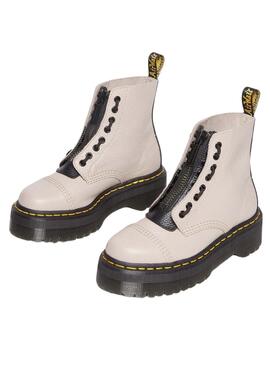 Bootss Dr Martens Sinclair Vintage Beige pour Femme