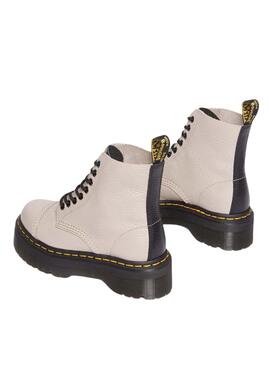 Bootss Dr Martens Sinclair Vintage Beige pour Femme