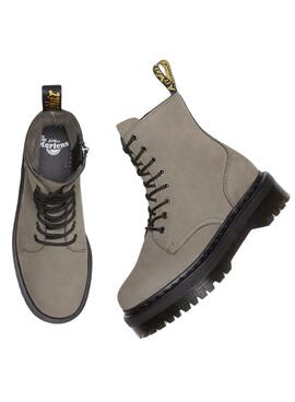 Bootss Dr Martens Jadon Nickel Gris pour Femme