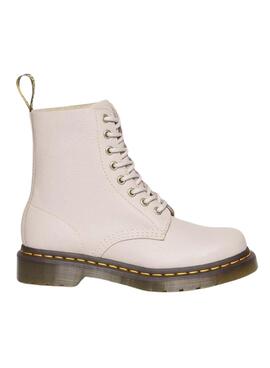 Bootss Dr Martens 1460 Pascal Vintage Beige Femme