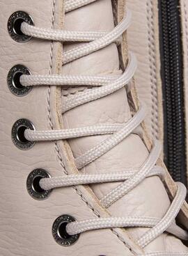 Bootss Dr Martens Jadon III Vintage Beige Femme