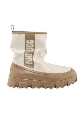 Bootss UGG Classic Brellah Mini Beige pour Femme