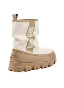 Bootss UGG Classic Brellah Mini Beige pour Femme