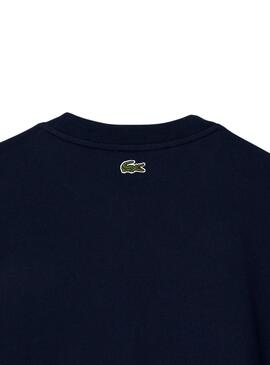 Sweat Lacoste Jogger 3D Bleu Marine Homme Femme