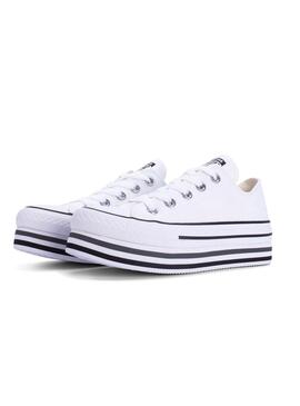 Sneaker Converse All Star Plate-forme Blanc Femme