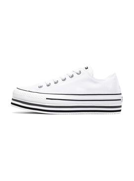Sneaker Converse All Star Plate-forme Blanc Femme