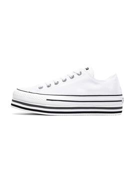 Sneaker Converse All Star Plate-forme Blanc Femme