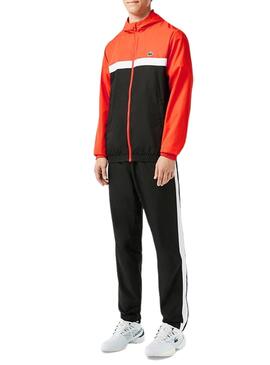 Survêtement Lacoste Tennis Couleur Block Orange Homme