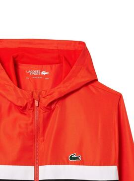 Survêtement Lacoste Tennis Couleur Block Orange Homme