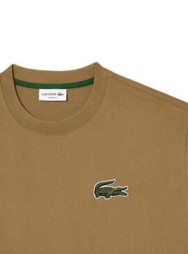T-Shirt Lacoste Loose Fit Eco Brun Homme Femme