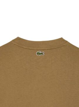 T-Shirt Lacoste Loose Fit Eco Brun Homme Femme