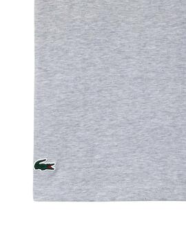 T-Shirt Lacoste Séchage Rapide Gris Homme