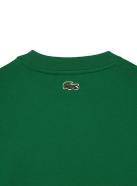T-Shirt Lacoste Knitted Rembourré Vert Homme