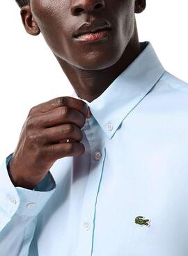 Chemise Lacoste Panorama décontracté Bleu pour Homme