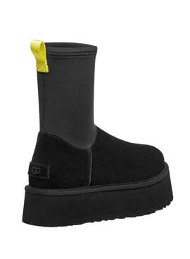 Bottines UGG Classic Dipper Noire pour Femme