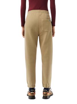 Pantalon Lacoste Sport Jogger Brun Femme